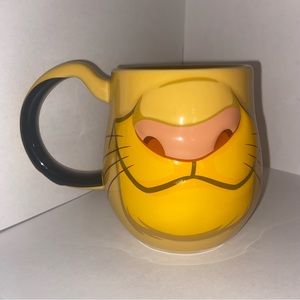 Disney Parks Exclusive Lion King Simba Face Smile Grinning Coffee Mug
